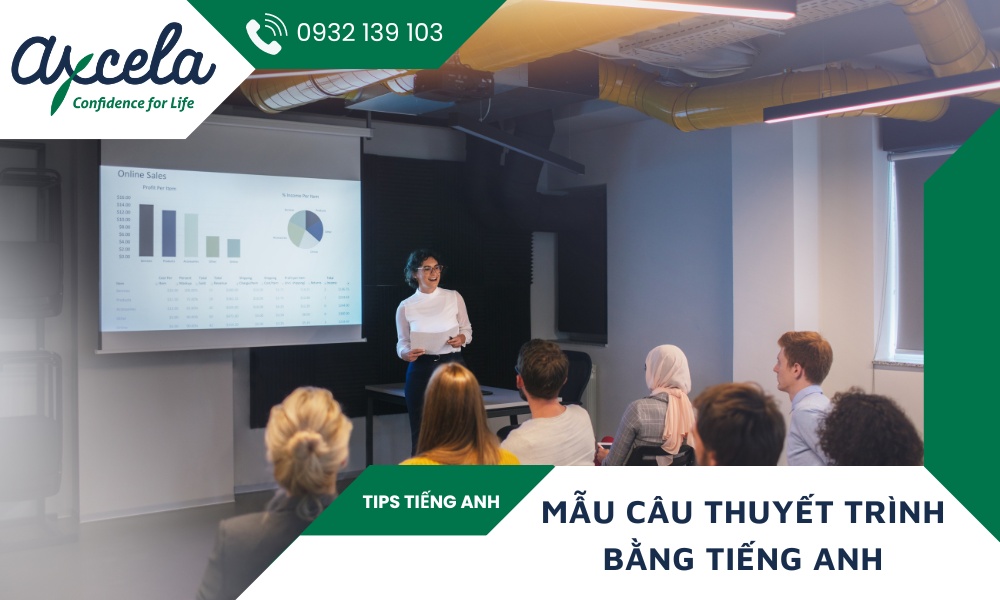 những mẫu câu thuyết trình bằng tiếng Anh ấn tượng