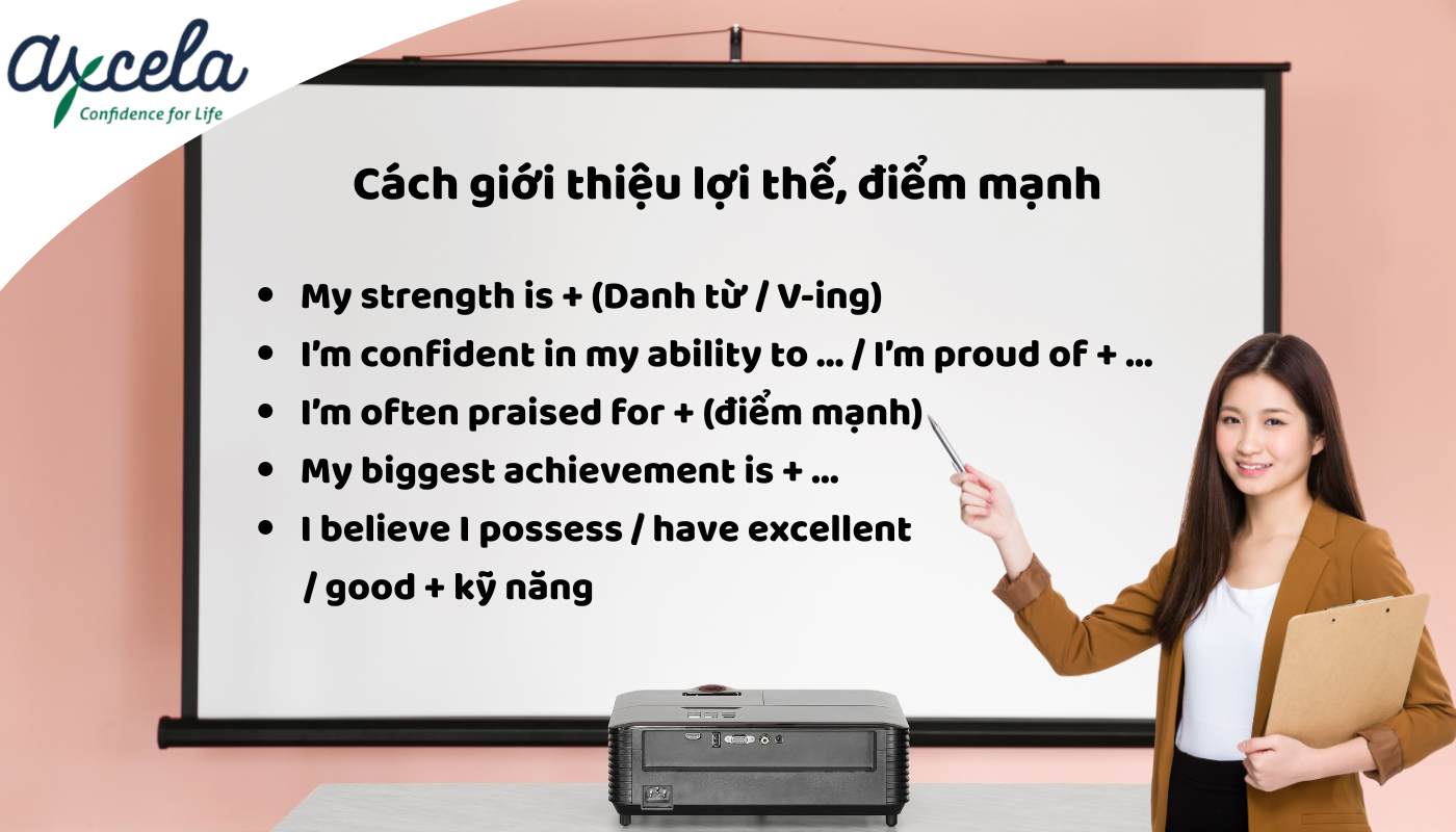 Công thức nói về lợi thế bản thân bằng tiếng Anh