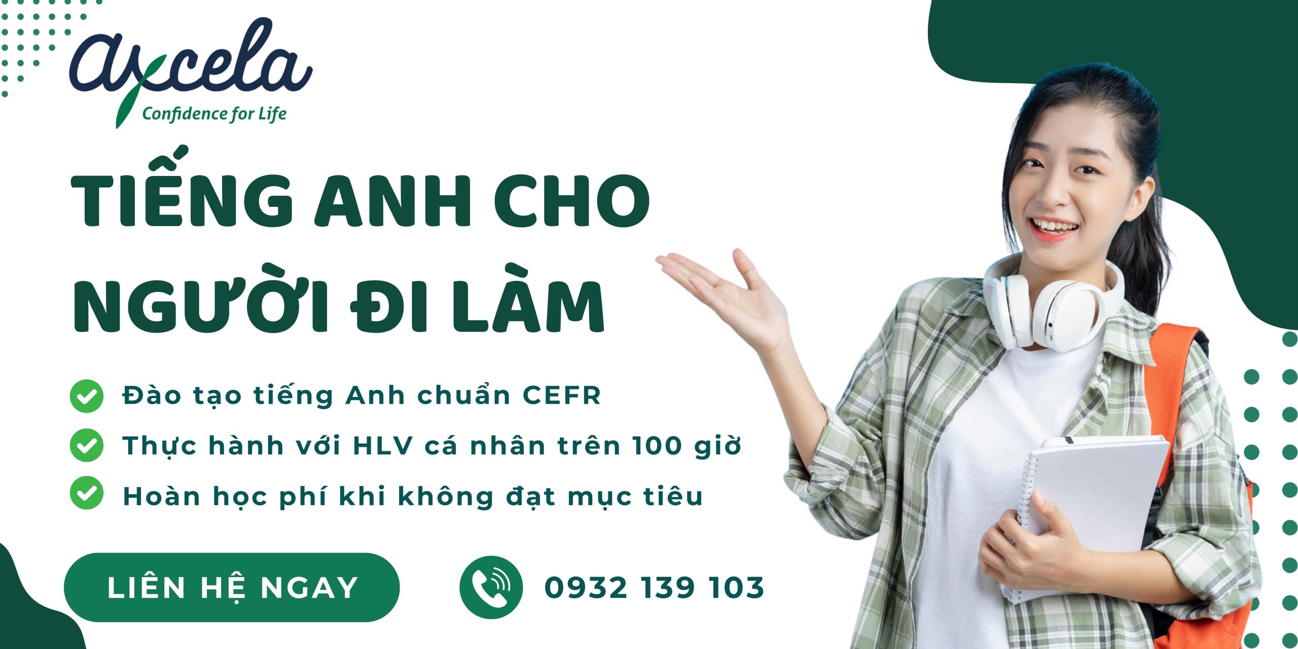 Khóa học tiếng Anh dành cho người đi làm tại trung tâm Axcela uy tín