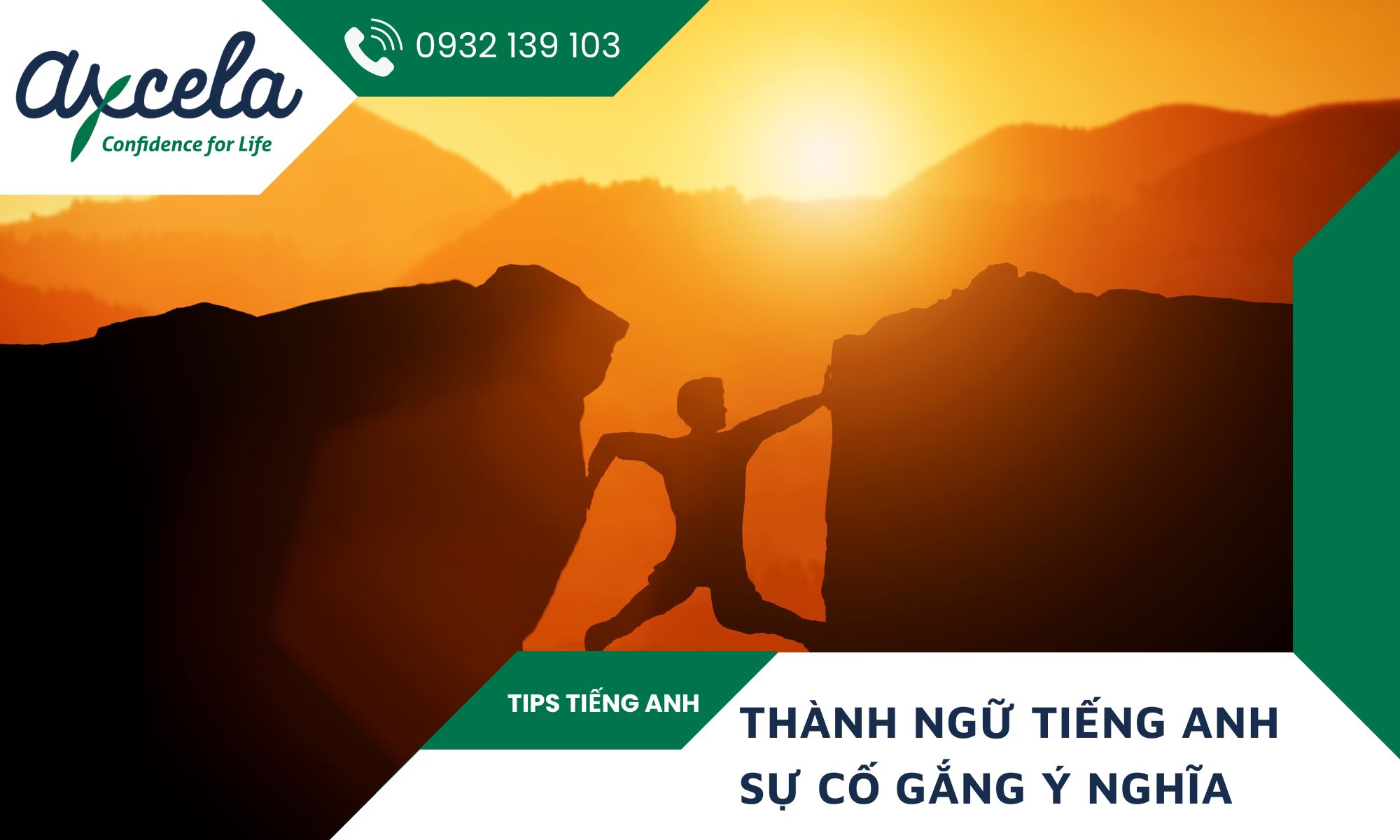 thành ngữ tiếng anh về sự cố gắng