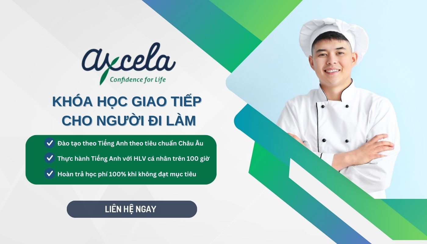 Axcela đồng hành cùng bạn trong chặng đường chinh phục tiếng Anh