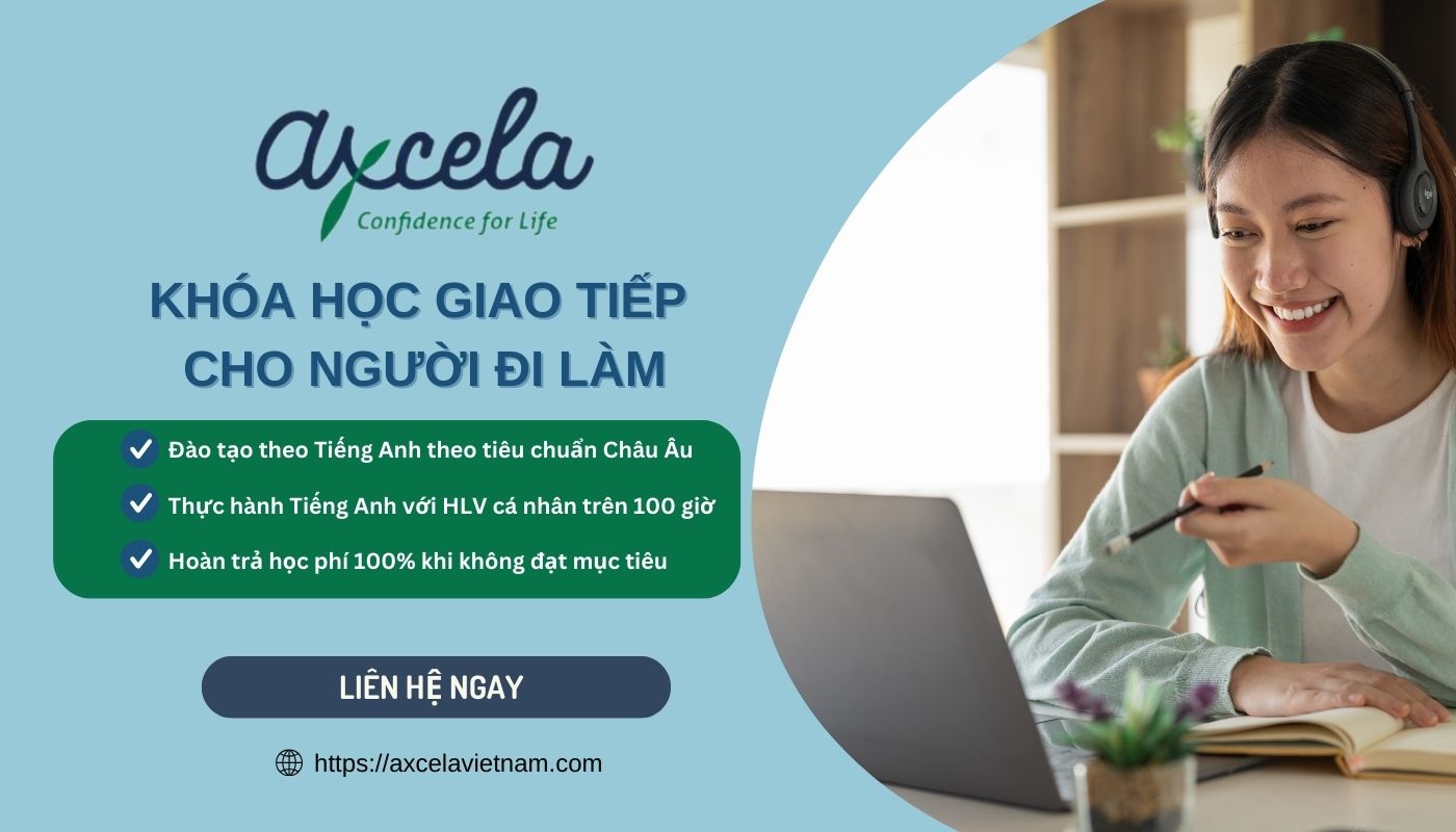 khóa học tiếng Anh tại Axcela