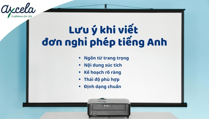 Cách viết đơn xin nghỉ phép bằng tiếng anh