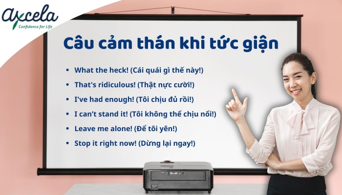 Câu cảm thán diễn tả sự tức giận