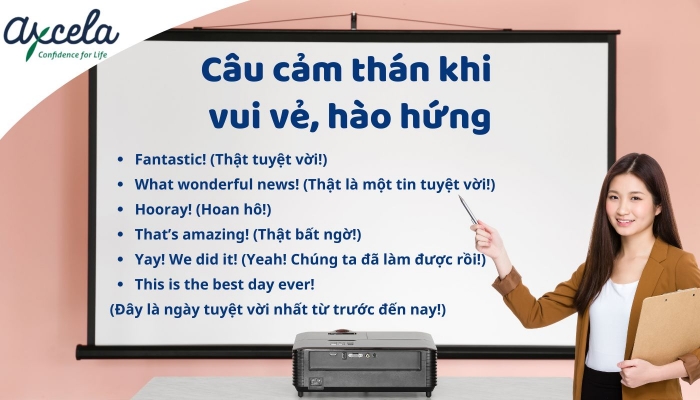 Cấu trúc câu thể hiện cảm xúc hào hứng