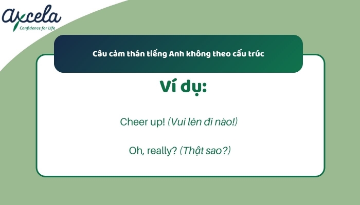 Ví dụ với dạng câu cảm thán tiếng Anh không theo cấu trúc