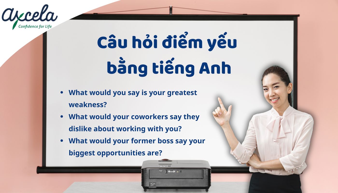 Câu hỏi về điểm yếu trong tiếng anh