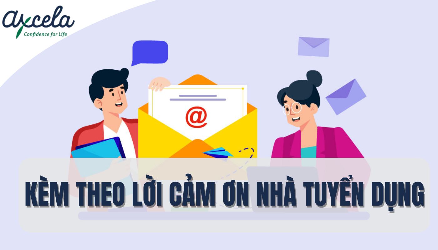 Viết lời cảm ơn và lời chúc đến nhà tuyển dụng