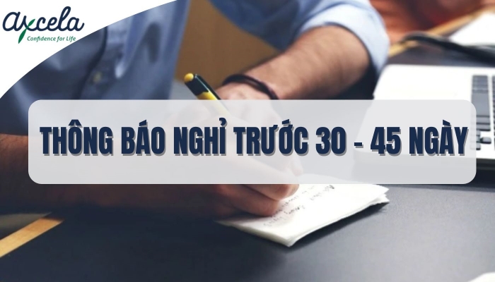 Nên trình bày thời gian nghỉ việc rõ ràng để tránh ảnh hưởng đến quá trình bàn giao