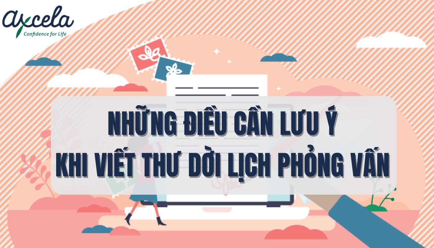 Lưu ý khi viết thư thay đổi lịch phỏng vấn