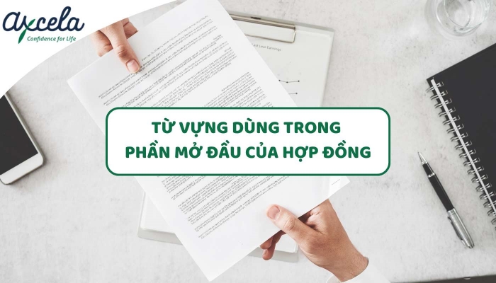 Phần mở đầu trong hợp đồng tiếng Anh thường thể hiện mục đích của thỏa thuận và bối cảnh ký kết