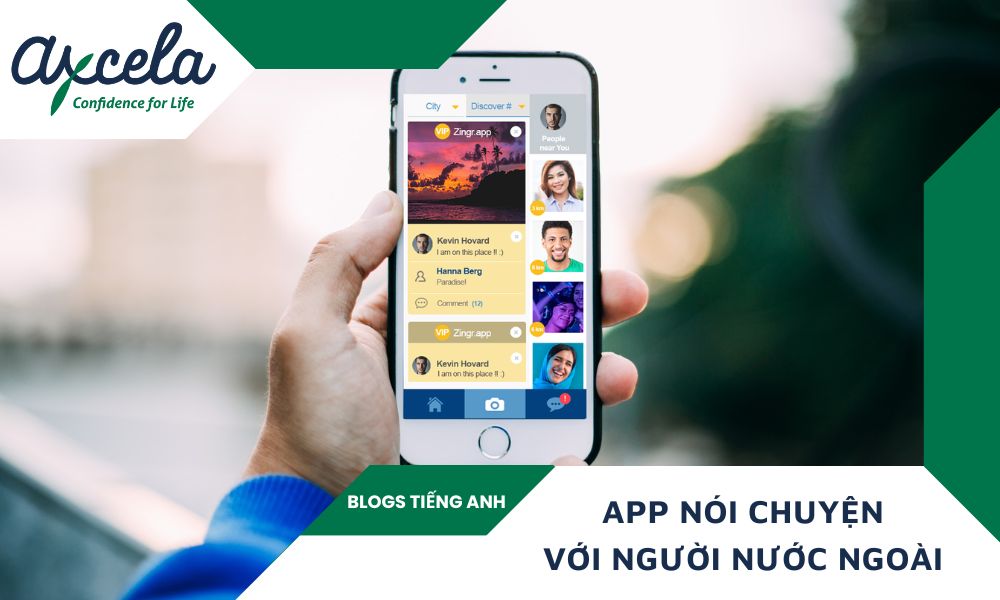 App nói chuyện với người nước ngoài