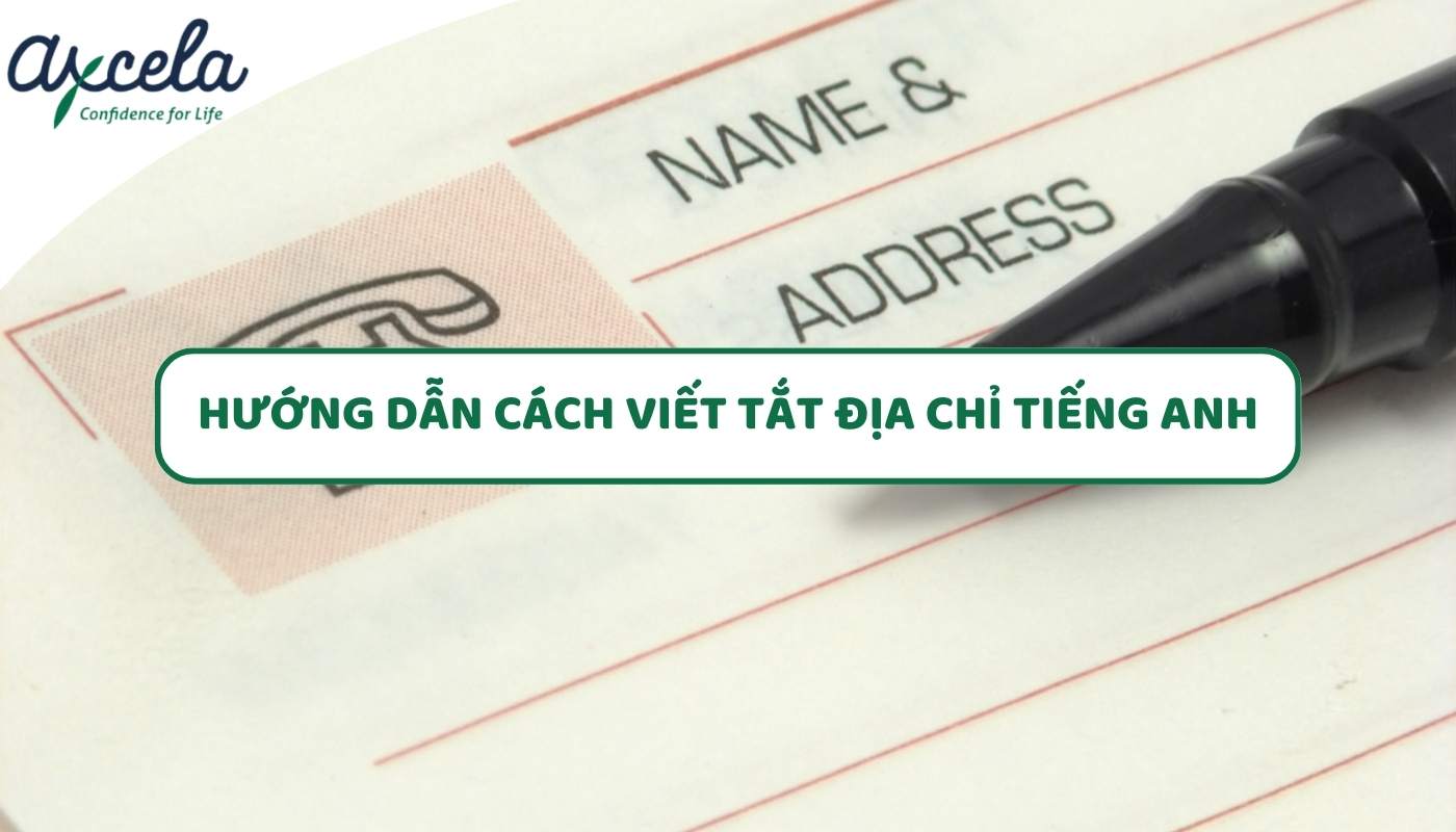 viết tắt của địa chỉ tiếng Anh