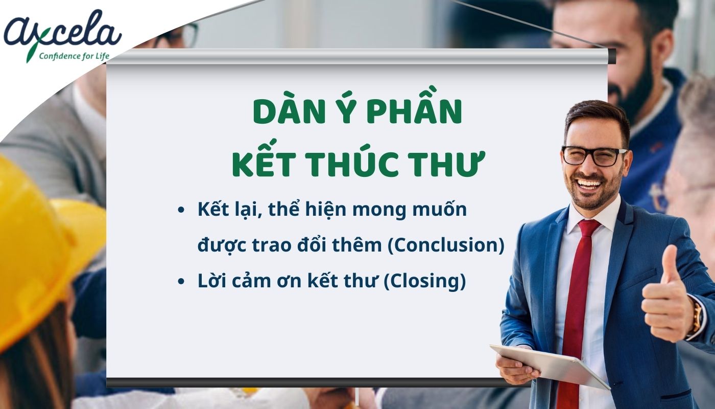 Dàn ý phần kết luận email tiếng Anh mời hợp tác