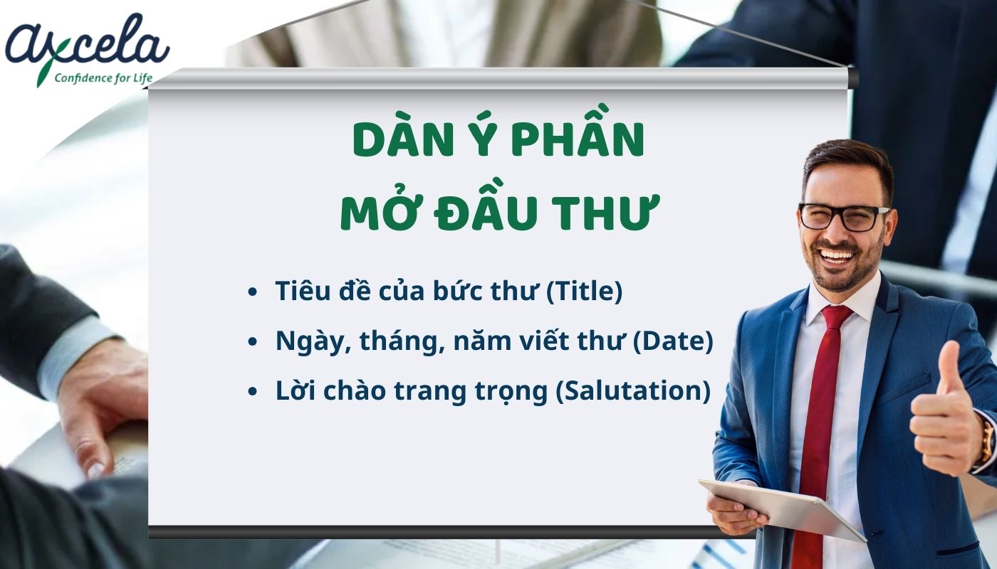 Cấu trúc phần mở đầu thư mời hợp tác kinh doanh bằng tiếng Anh