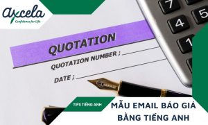 Email báo giá bằng tiếng Anh