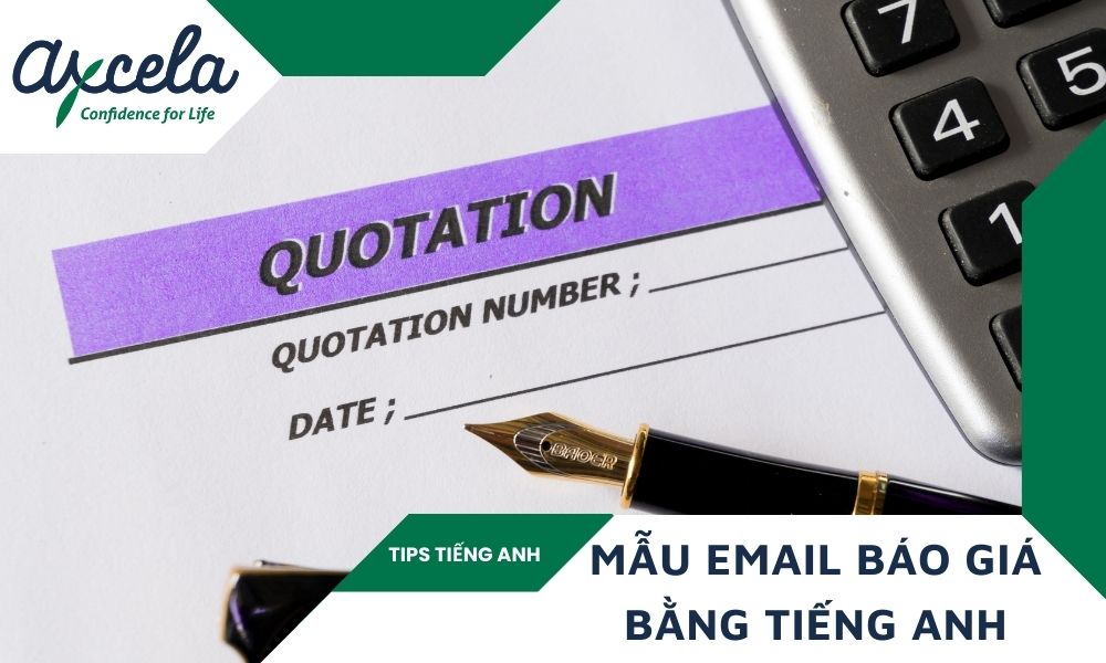 Email báo giá bằng tiếng Anh