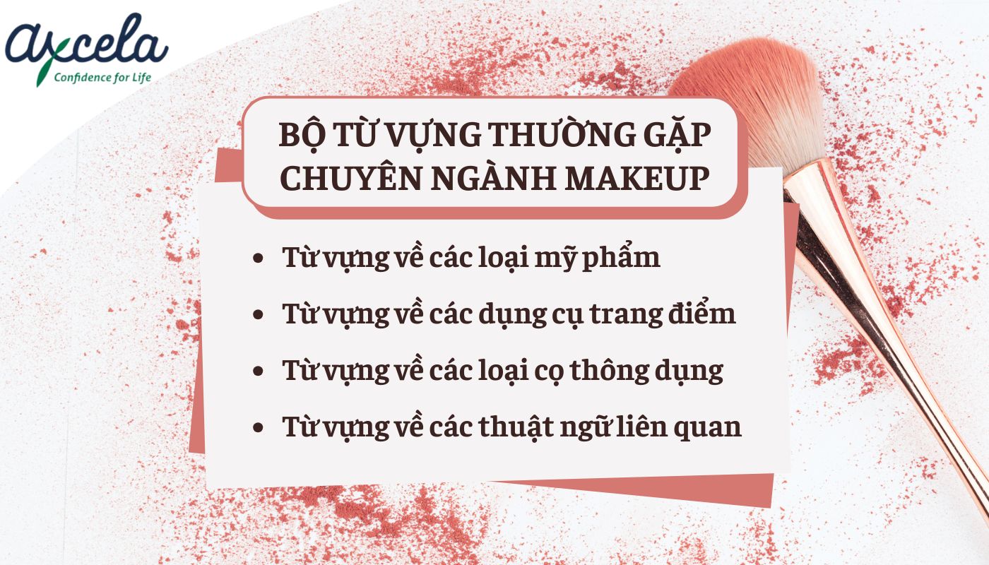 Bộ từ vựng tiếng Anh về makeup