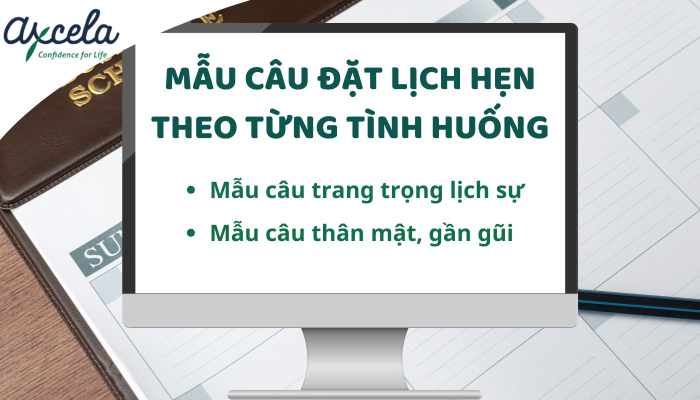 cách đặt lịch hẹn trong tiếng Anh