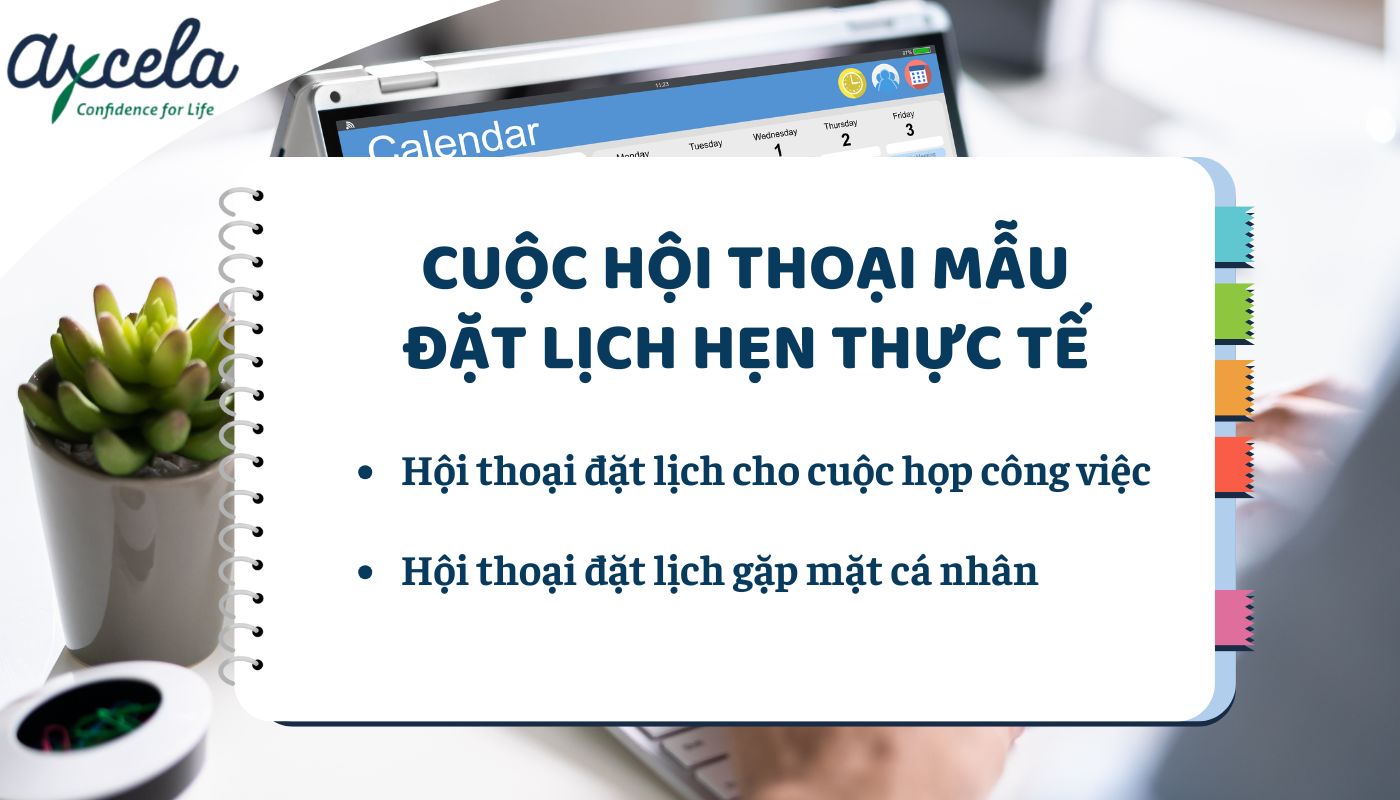 Các đoạn hội thoại mẫu khi lên lịch hẹn