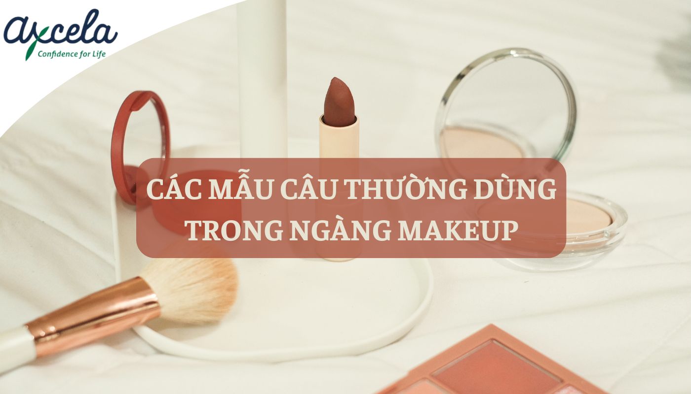 Các mẫu câu tiếng Anh chuyên ngành trang điểm