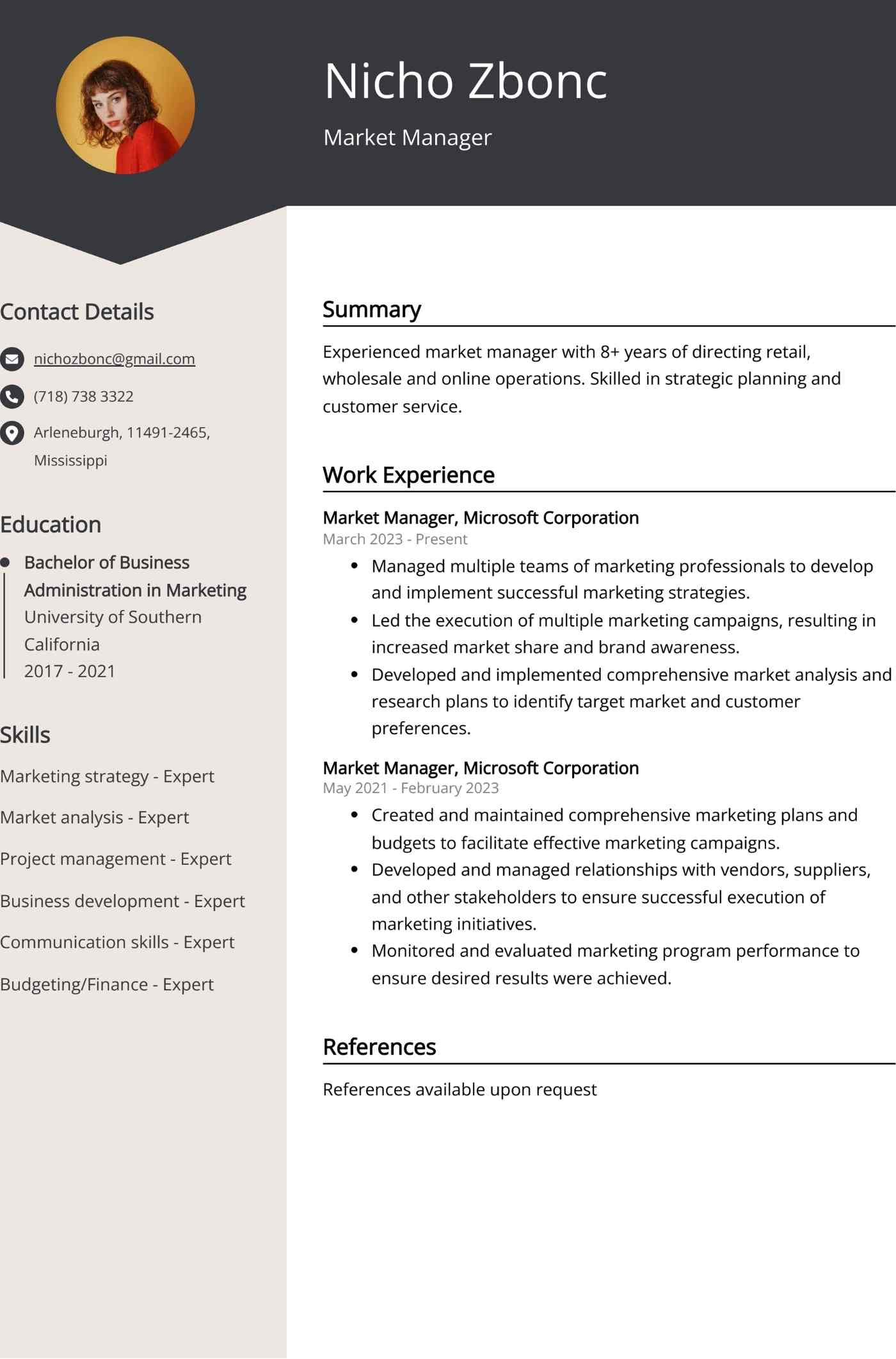 cách viết CV bằng tiếng Anh ngành Markrting