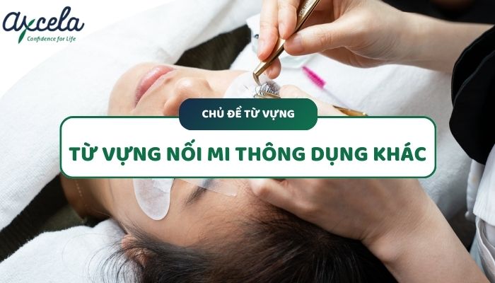 Thuật ngữ tiếng Anh chuyên sâu ngành nối mi