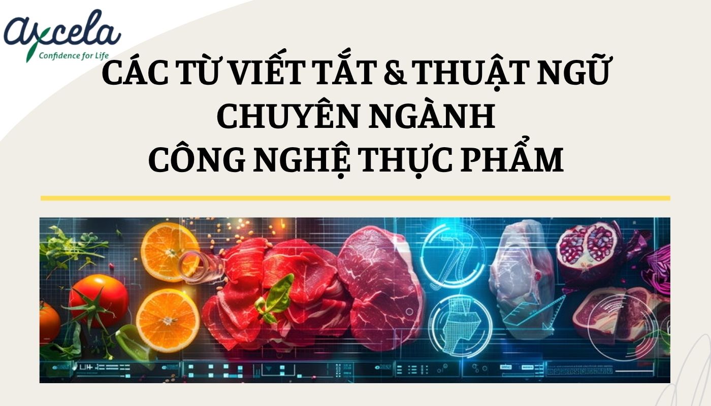 Thuật ngữ tiếng Anh chuyên ngành thực phẩm