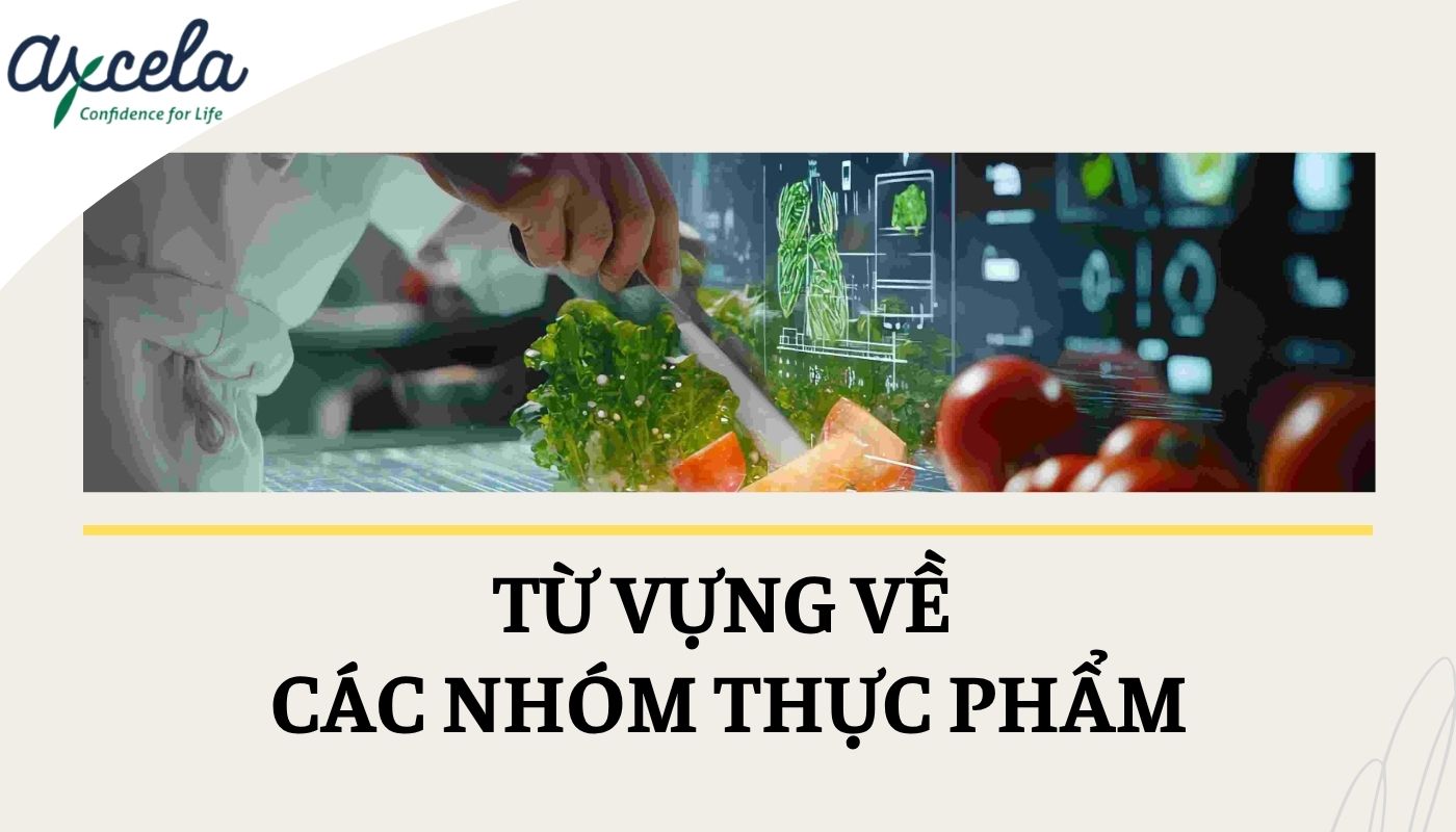 Từ vựng Anh văn về các nhóm thực phẩm