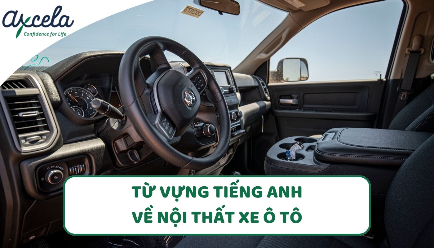 tiếng Anh chuyên ngành ô tô về nội thất xe