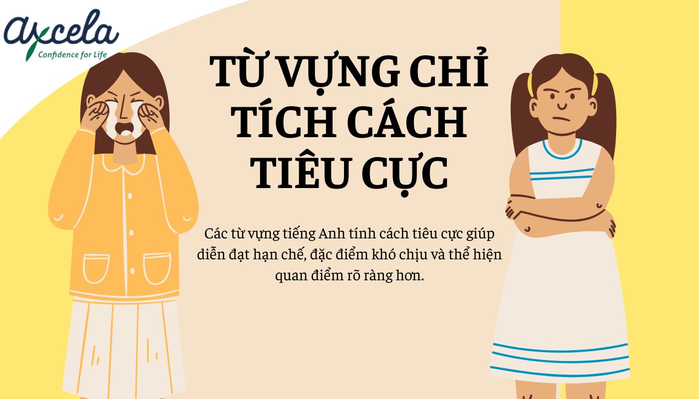 Tổng hợp các từ vựng tiếng Anh chỉ tính cách con người tiêu cực