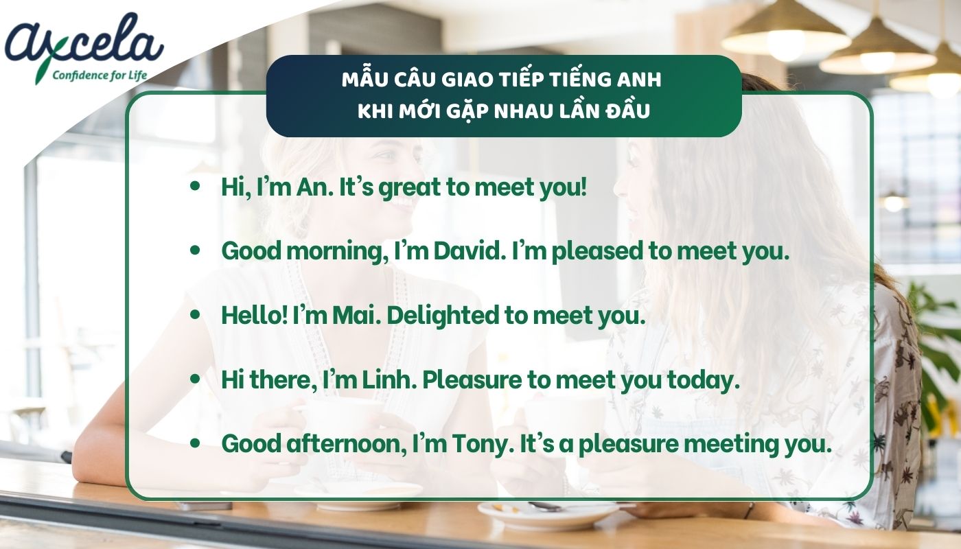 Gặp lần đầu nên giao tiếp những mẫu câu nào trong tiếng Anh?