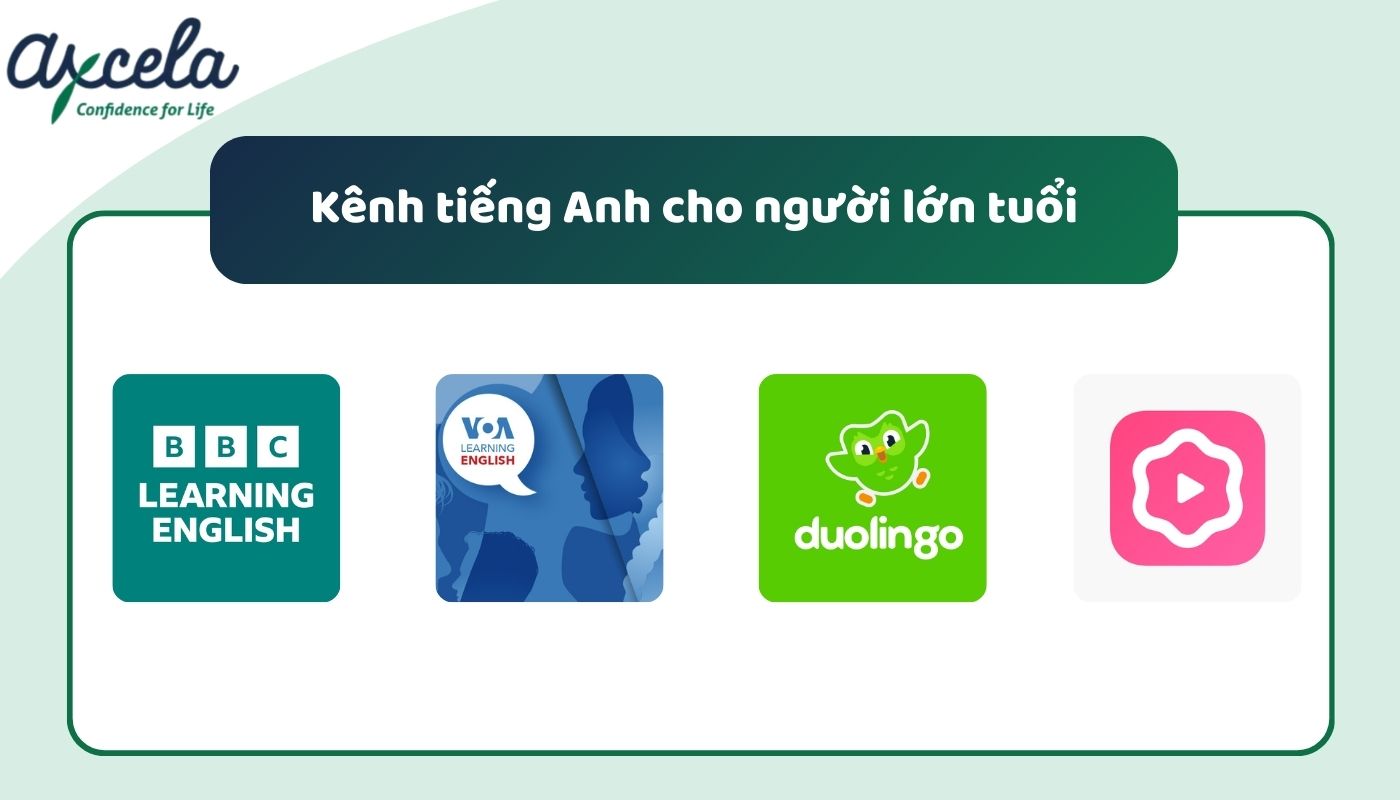 Tham khảo các kênh học tiếng Anh online cho người lớn tuổi Tham khảo các kênh học tiếng Anh online cho người lớn tuổi