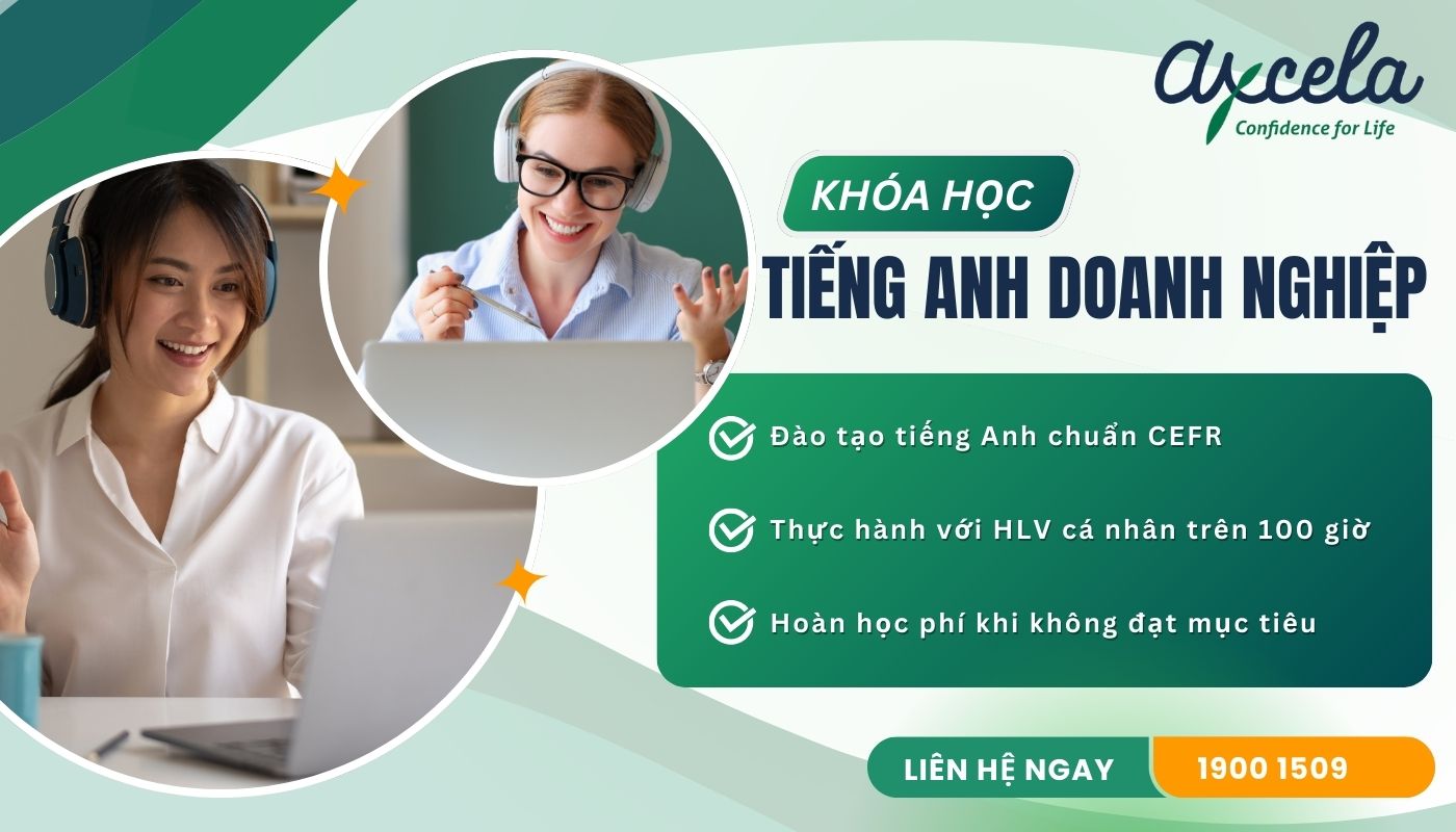Học tiếng Anh doanh nghiệp tại Axcela