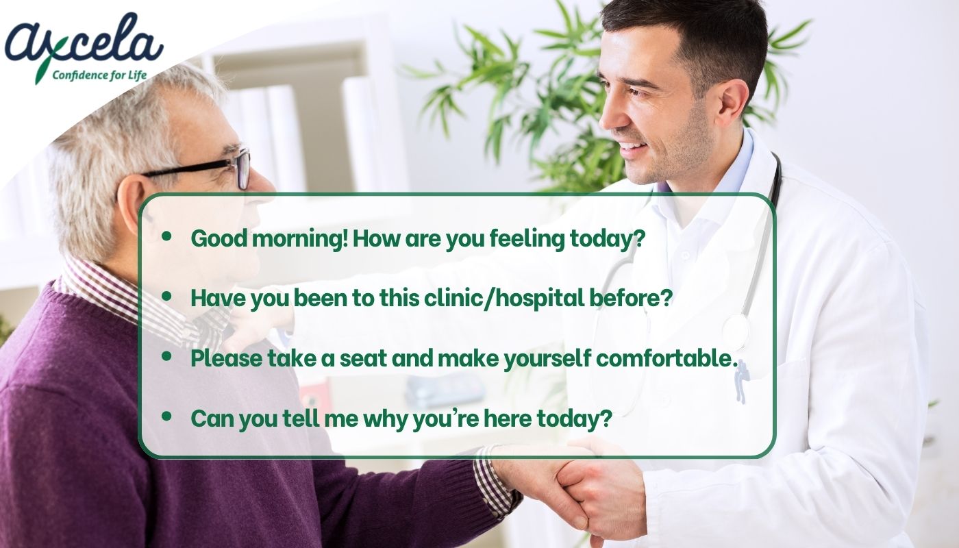 tiếng Anh giao tiếp trong bệnh viện chào hỏi lịch sự