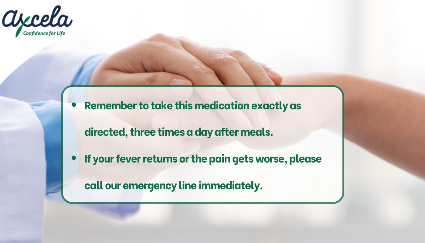 Truyền đạt các lưu ý cuối buổi khám