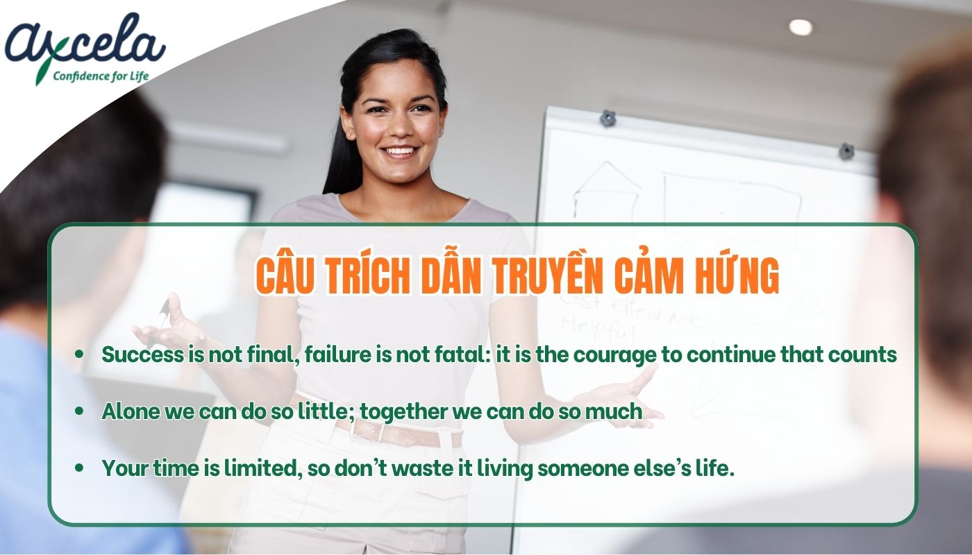 Sử dụng quotes tiếng Anh liên quan đến chủ đề