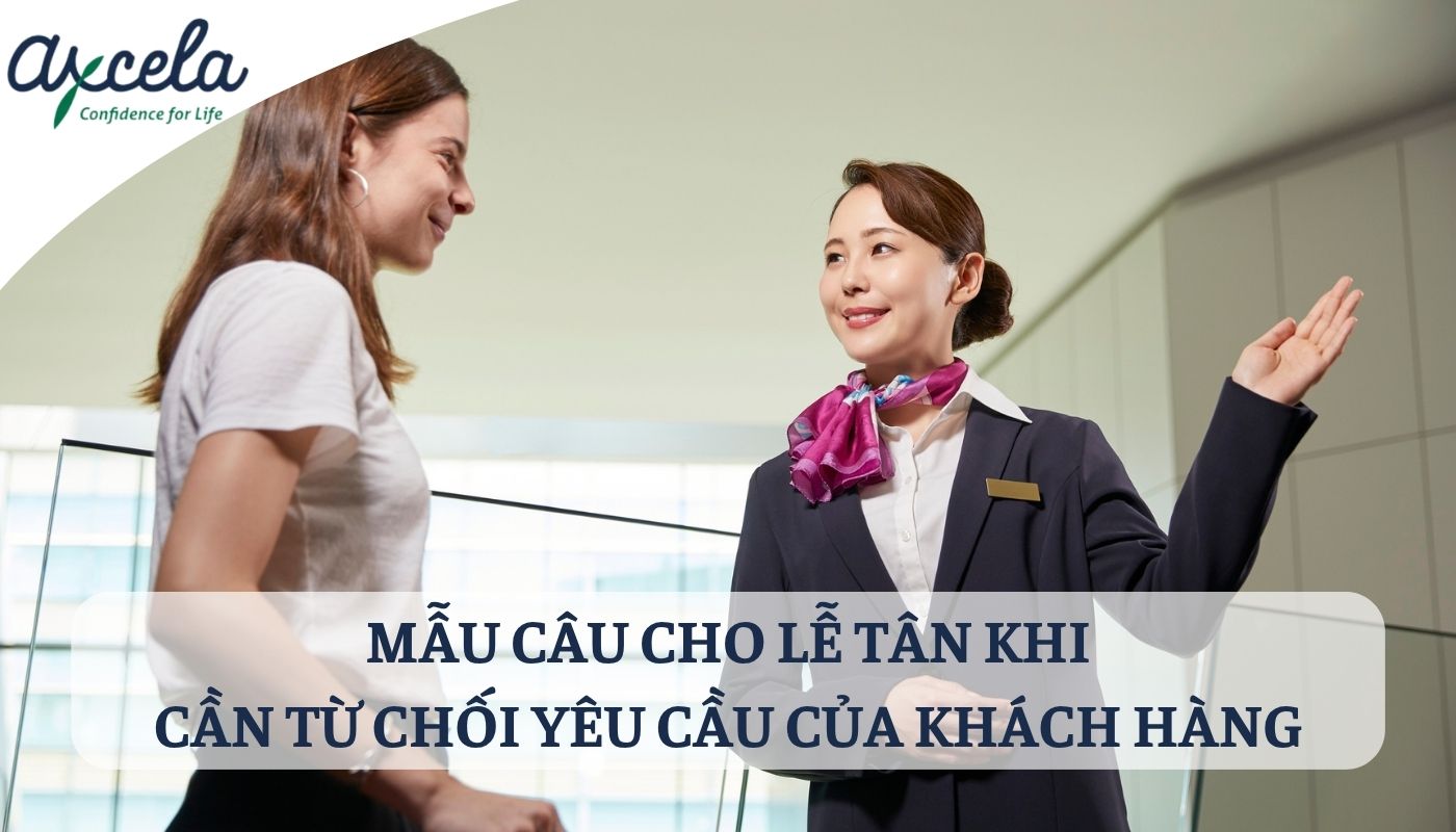 một số câu giao tiếp tiếng Anh trong khách sạn từ chối yêu cầu