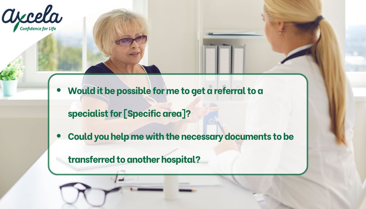 tiếng Anh giao tiếp trong bệnh viện yêu cầu chuyển viện